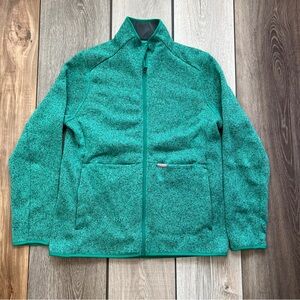 Figs Green Full-Zip Fleece Jacket